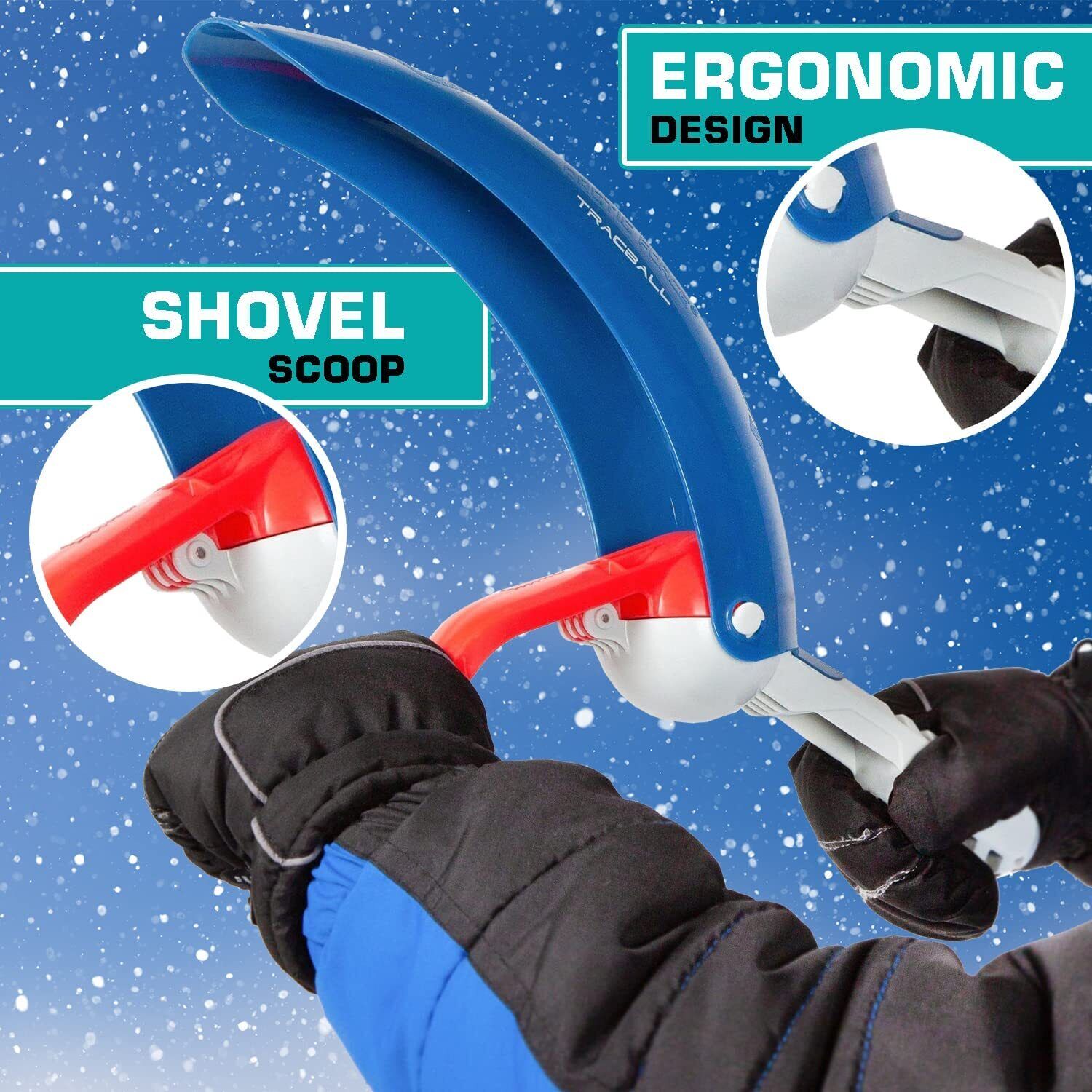 Wham-O Artic Force Snow Trac-Ball, Color Black With Green - Fresh Stock Dated February 2026