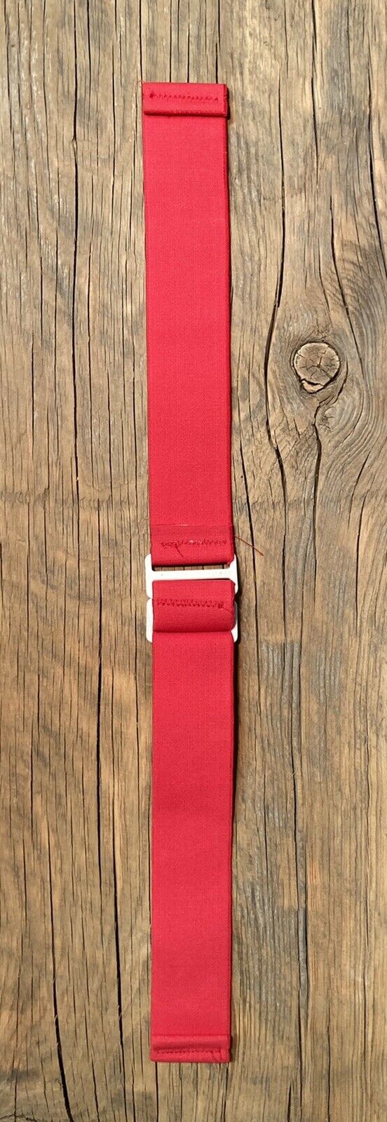 Old School BMX A'ME goggle strap race BELL NOS genuine Vintage Red And White - Fresh Stock Dated December 2025