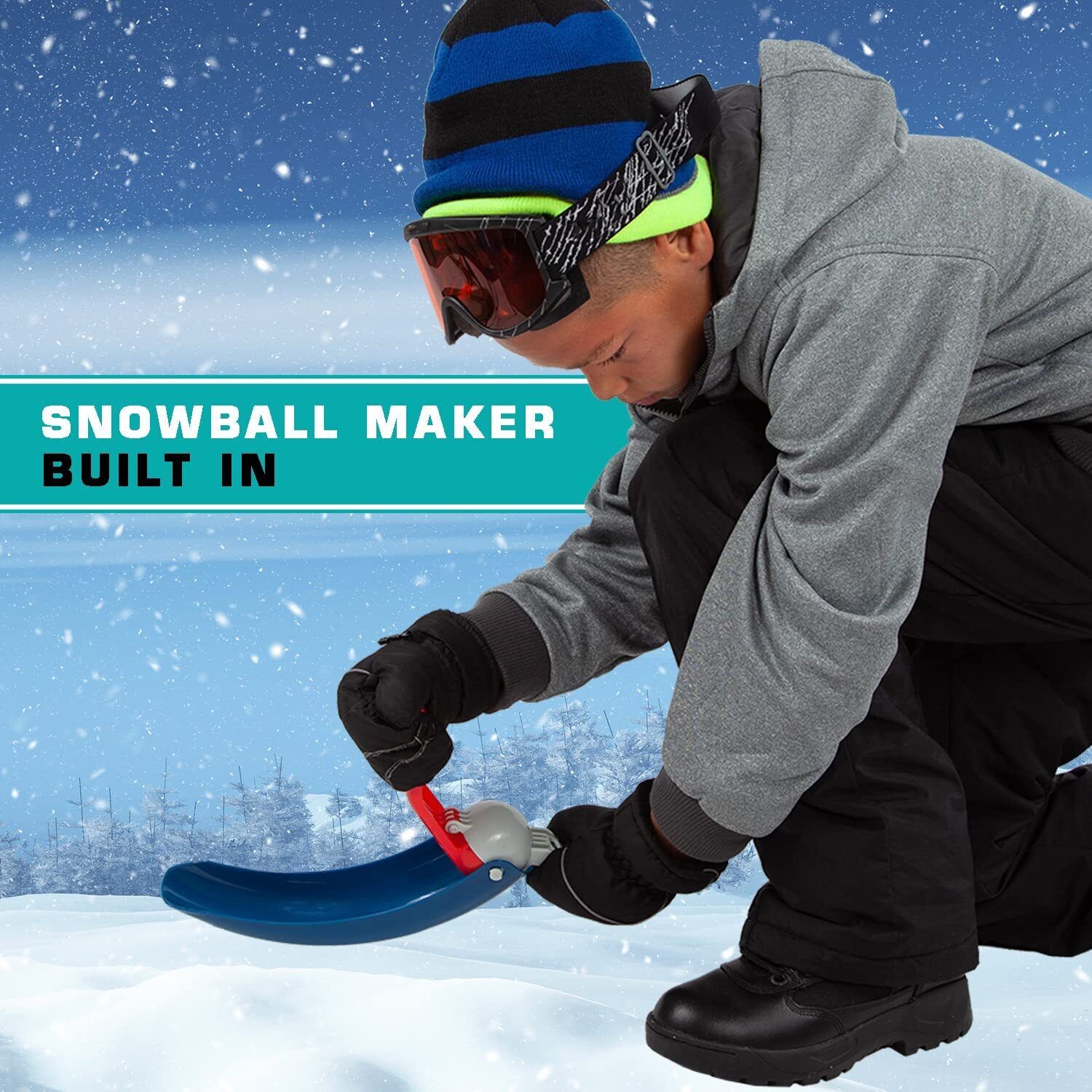 Wham-O Artic Force Snow Trac-Ball, Color Black With Green - Fresh Stock Dated February 2026