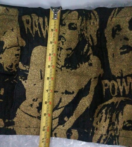 Vintage Glamhead Mini Skirt Iggy Pop Raw Power Vintage 1980s 1990s Punk Rock S - Fresh Stock Dated December 2025