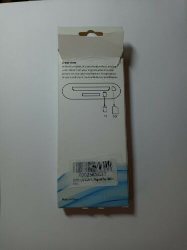 2 in 1 Memory card Camera Reader.Plug and Play. - Fresh Stock Dated February 2026