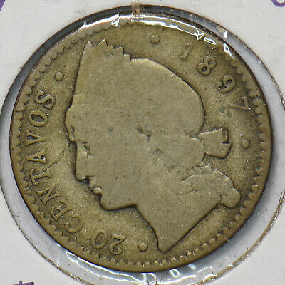 Dominican Republic 1897 20 Centavos 193131 combine shipping - Fresh Stock Dated December 2025
