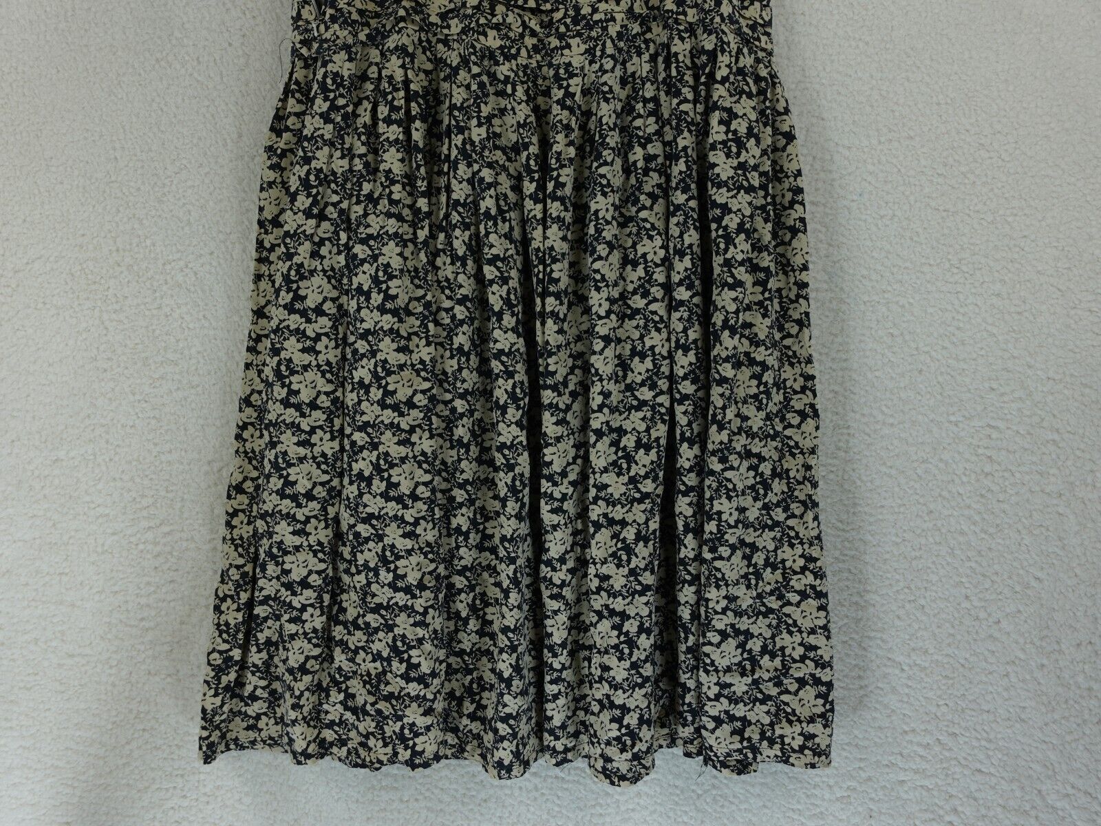 Vintage Talbots Midi Casual Side Zip Waist A Line Pleated Skirt 12 Floral Print - Fresh Stock Dated March 2026