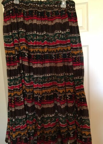 Size L, Maxi Skirt Ladies, Sag Harbor, Elastic Waist - Fresh Stock Dated February 2026
