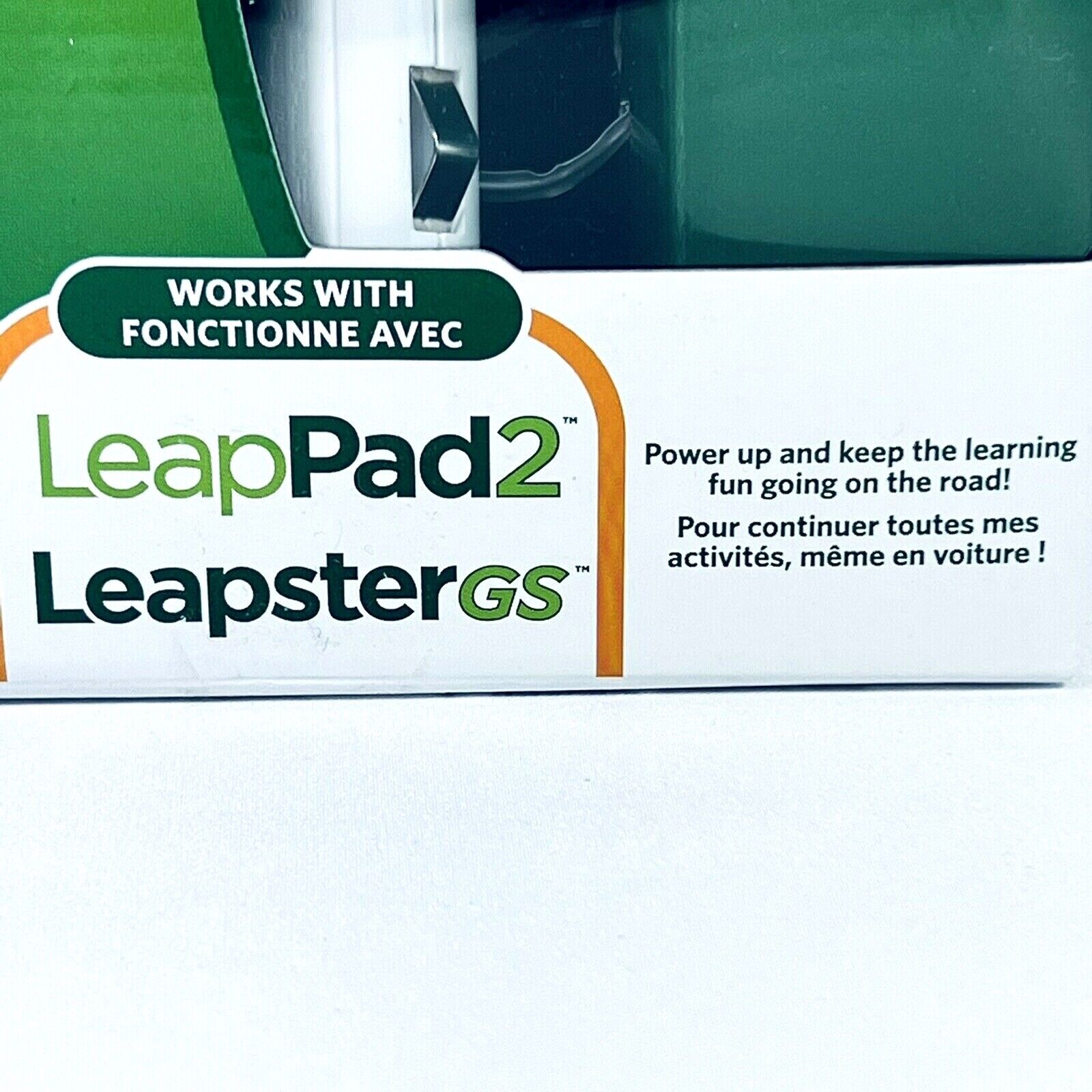 Leapfrog Leap Frog Car Adapter Charger White LeapPad 2 Leapster GS  Open Box - Fresh Stock Dated February 2026