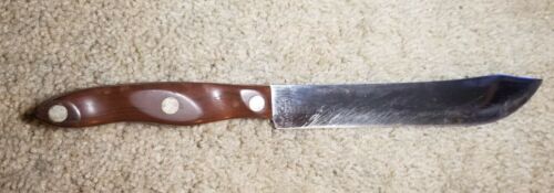 Cutco No. 22 Knife Brown Handle USA Vintage Antique - Fresh Stock Dated December 2025