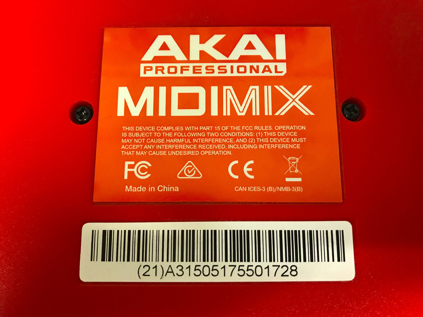 Akai Professional MIDIMIX USB MIDI Controller - Fresh Stock Dated February 2026