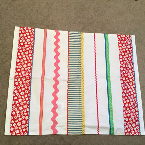 Pottery Barn Teen colored ribbon Euro, Standard Shams With Standard Pillowcase - Fresh Stock Dated December 2025