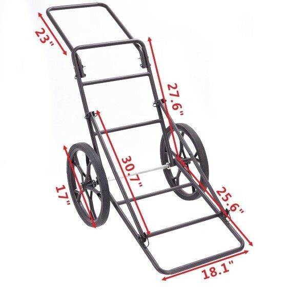 Deer Game Cart Hauler, Utility Gear, Dolly Hunting Accessories - 500lbs Flexible - Fresh Stock Dated December 2025