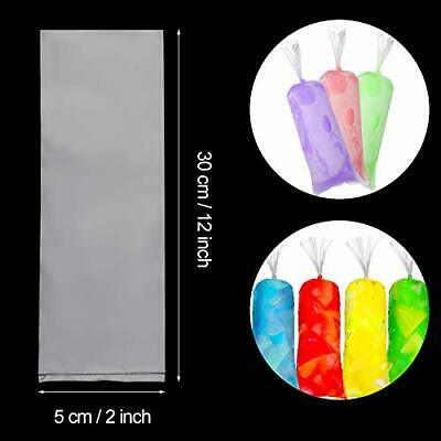 Ice Popsicle Bags Disposable Ice Pop Mold Bags Plastic Ice Candy Bags for Mak... - Fresh Stock Dated December 2025