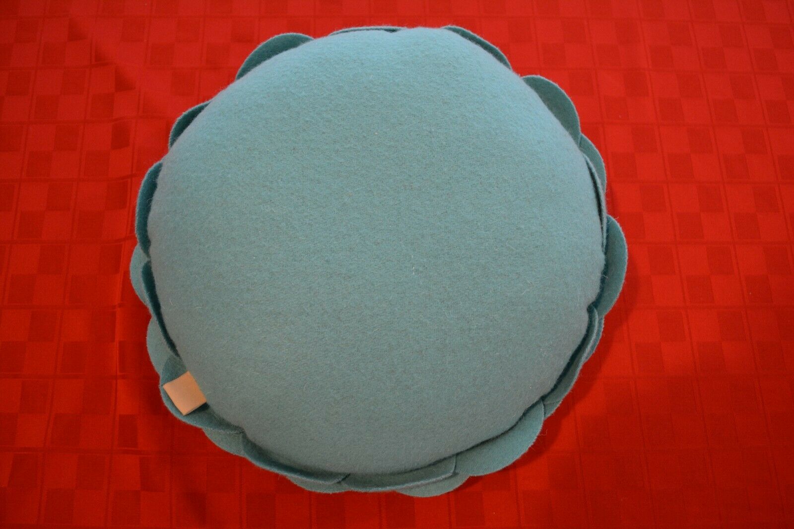 Pottery Barn Teen Flora Felt Flower Pillow Pool Aqua - Fresh Stock Dated December 2025