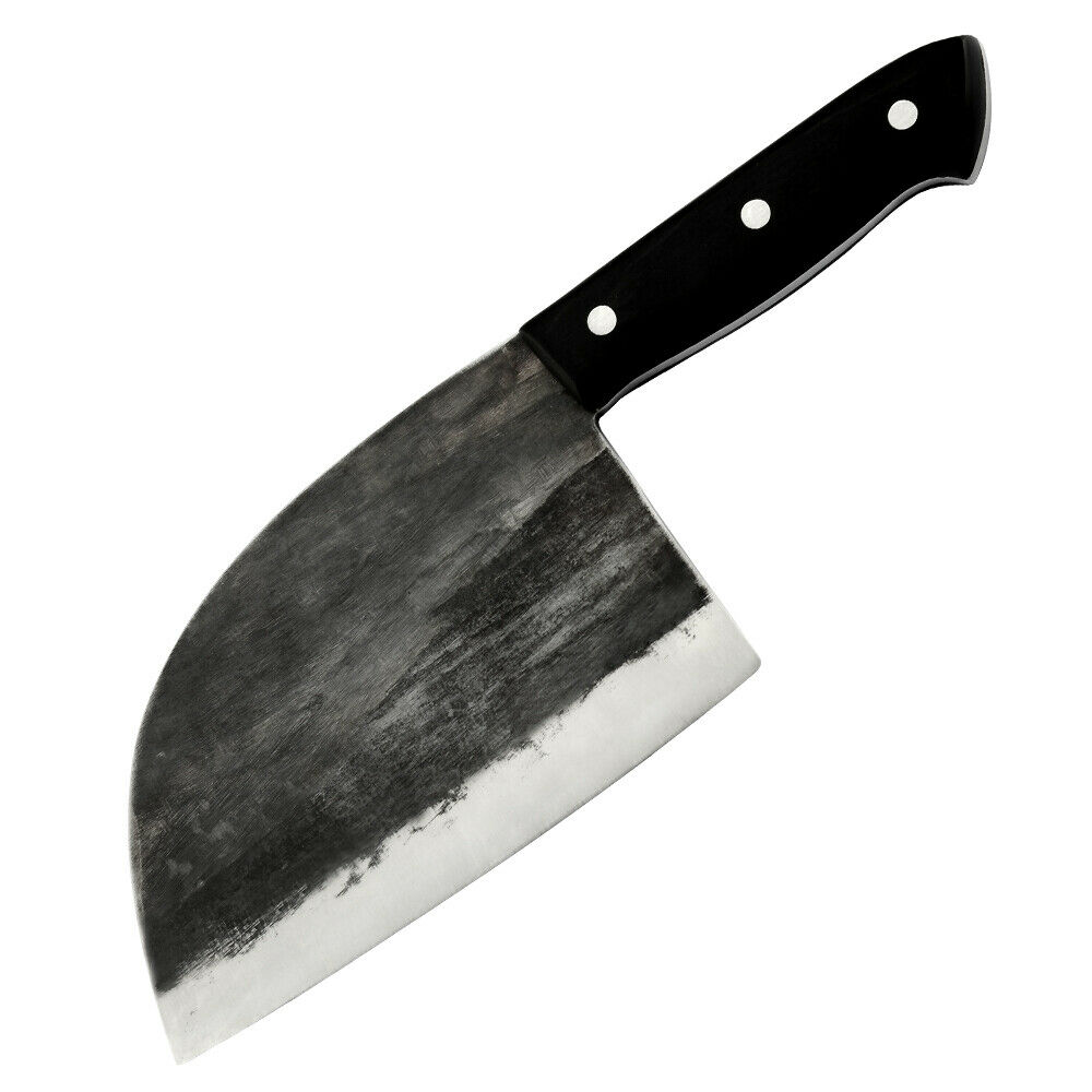Kitchen Chef Knife Hunters Serbian Steel Knives Cleaver Forged High-Carbon Clad - Fresh Stock Dated December 2025