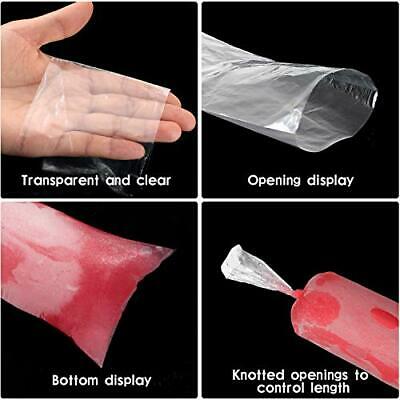 Ice Popsicle Bags Disposable Ice Pop Mold Bags Plastic Ice Candy Bags for Mak... - Fresh Stock Dated December 2025