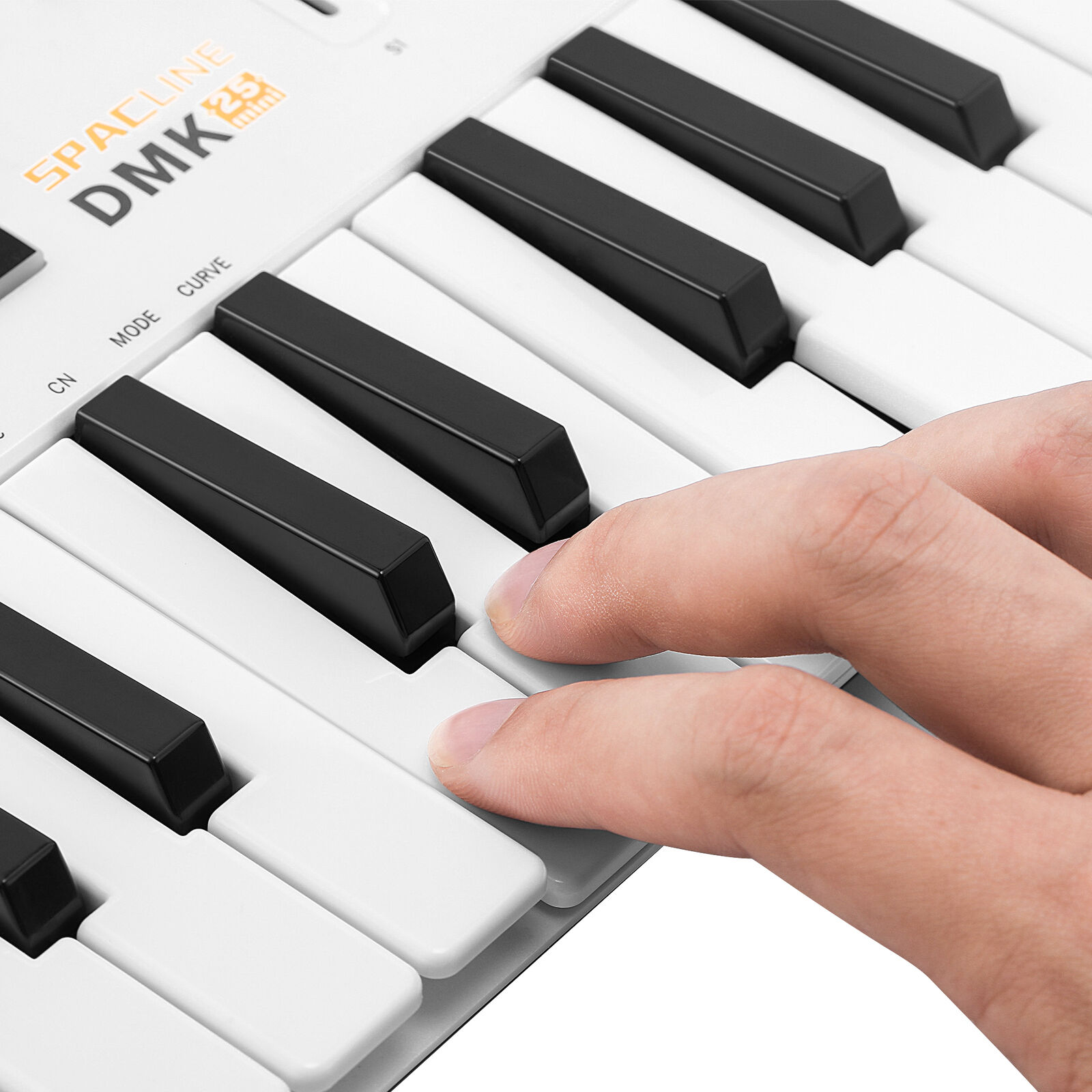 Donner Mini MIDI Keyboard Controller 25-Key with 8 Drum Pad Portable Light White - Fresh Stock Dated February 2026