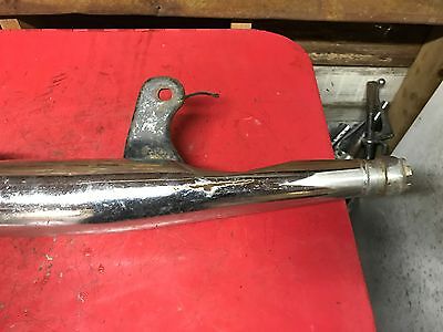 Yamaha RD125 Exhaust Pipe Muffler  RD 125  Right Side 466-14721 - Fresh Stock Dated February 2026