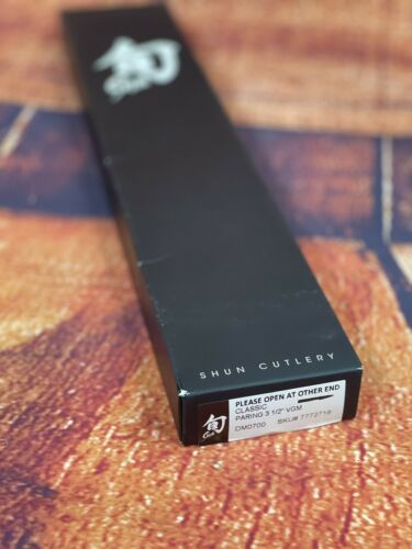 Shun DM0700 Classic 3-1/2-Inch Paring Knife - Fresh Stock Dated December 2025