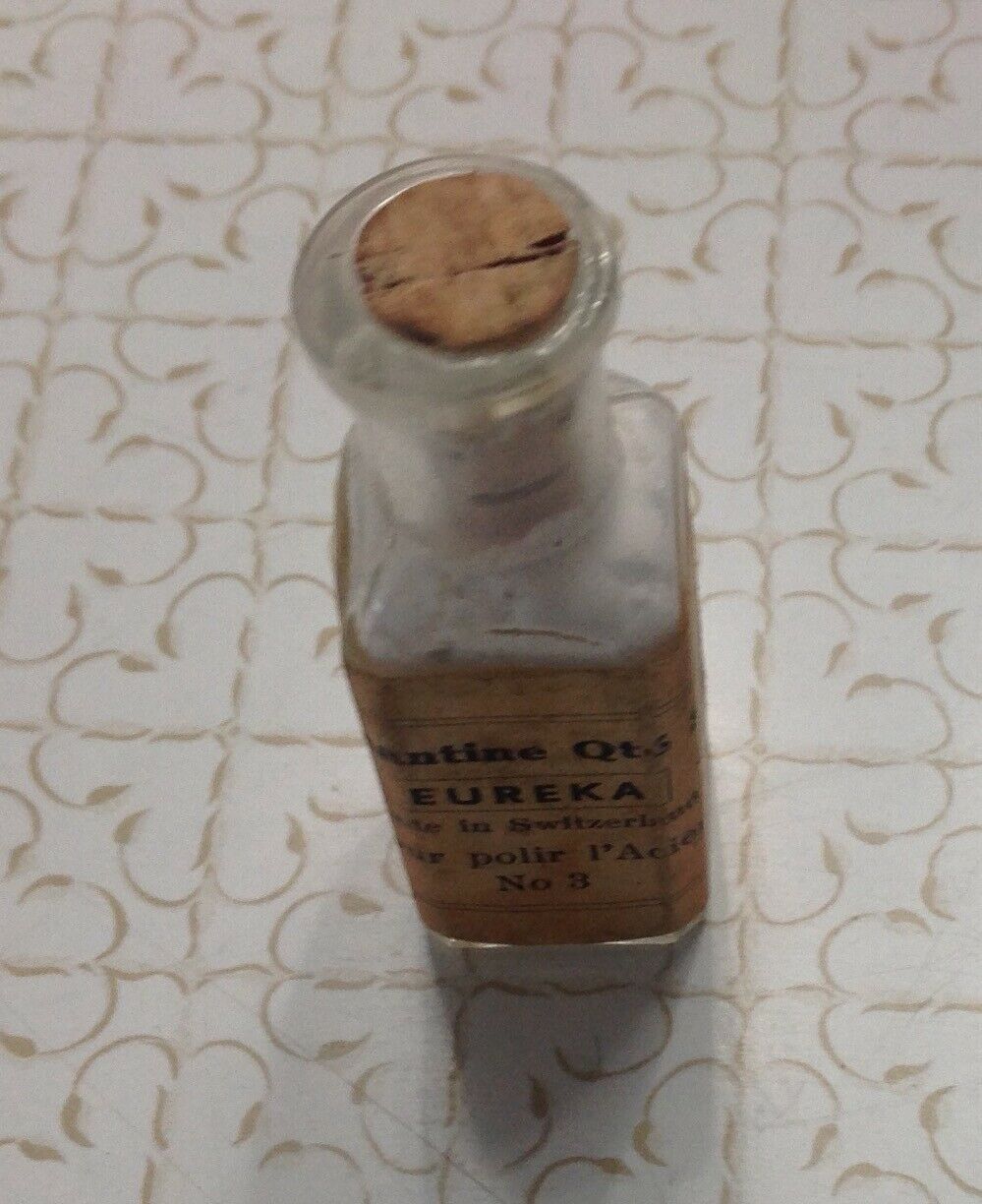 Old Bottle of Eureka Diamantine #3 Polish Powder Swiss Watch Repair for Jewelers - Fresh Stock Dated February 2026