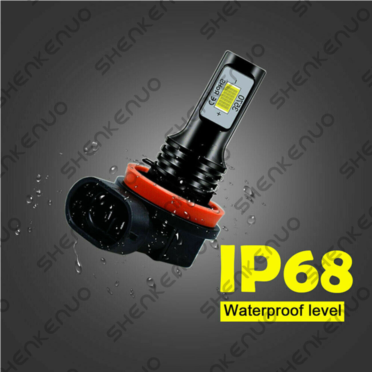 For Suzuki - 4X H9 H7 6000K WHITE Front LED Bulbs Headlight High & low Beam - Fresh Stock Dated February 2026