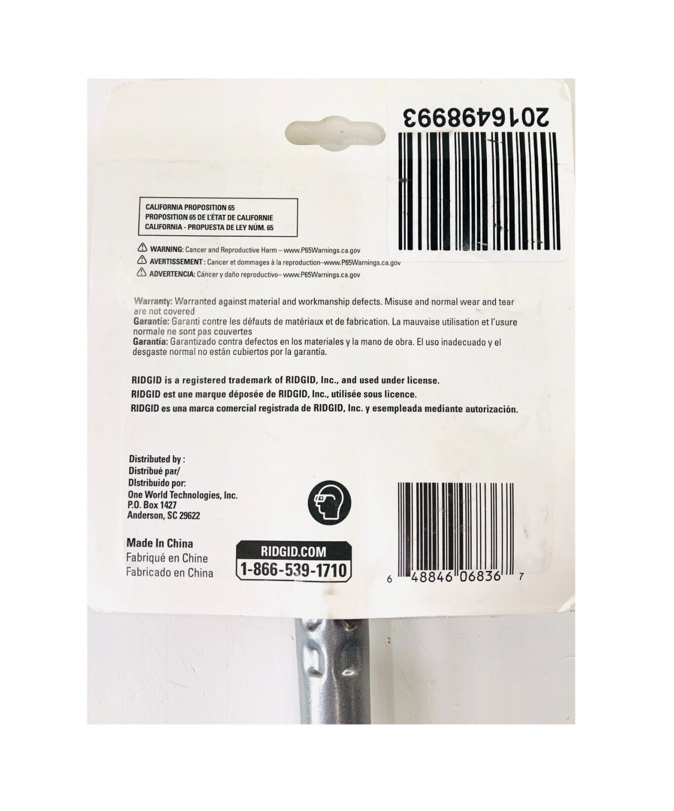 4 Pack of New RIDGID 4 in. Razor Scraper FT5001 - Fresh Stock Dated February 2026