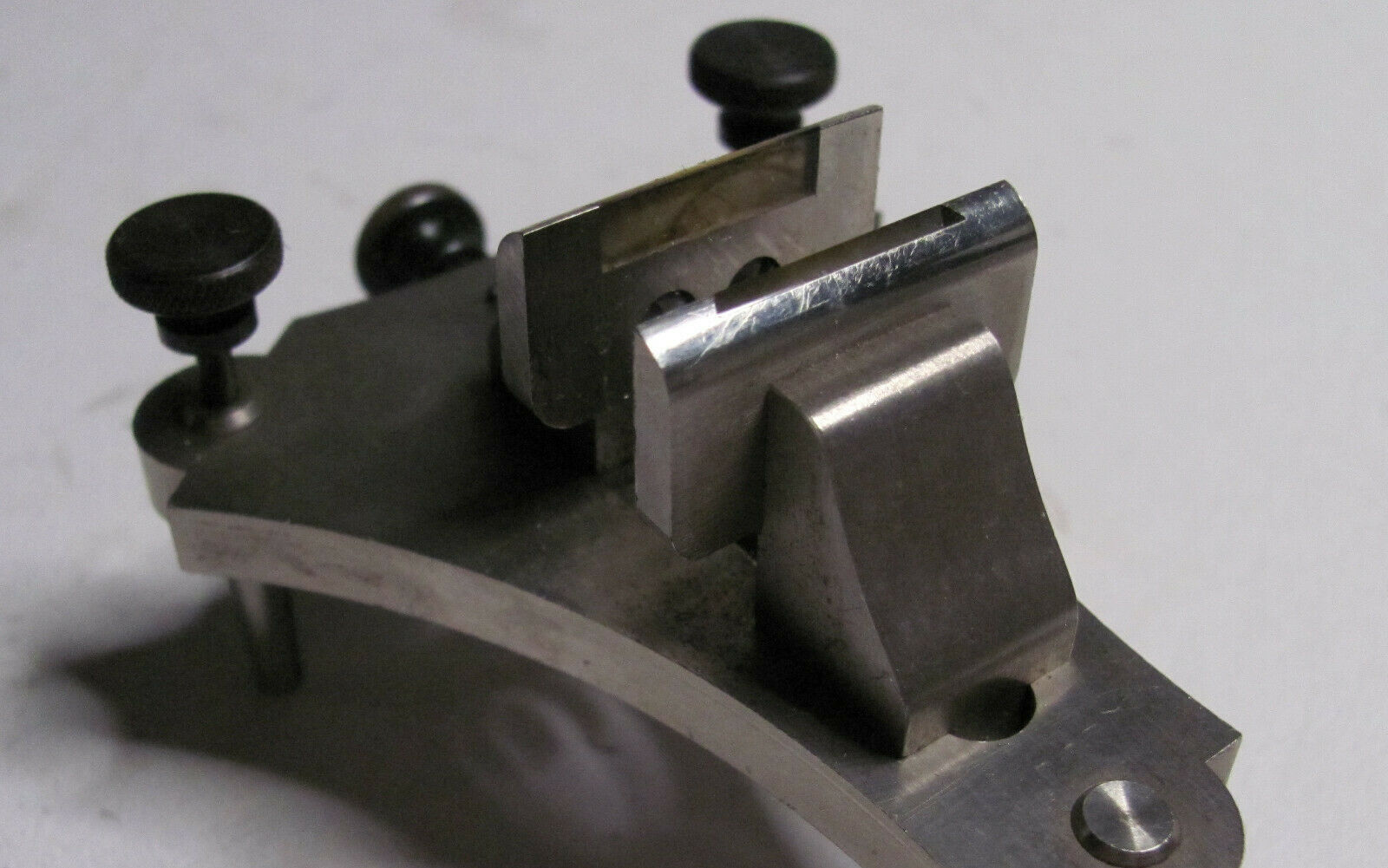 Vintage Levin Jeweler's Poising Vise Clamp Watchmaker's Tool /Glass Jaws - Fresh Stock Dated February 2026