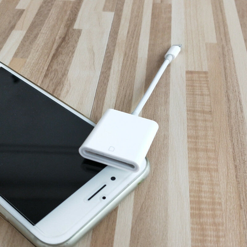 Trail Game Camera Viewer 8pin to SD Card Reader for iphone X XR 8 7 6 ipad - Fresh Stock Dated February 2026