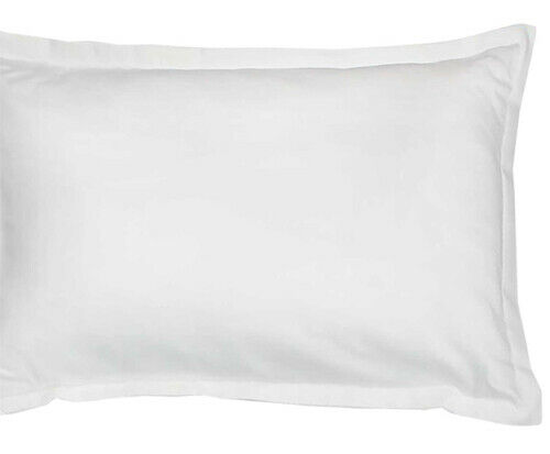New! SOLID WHITE ORGANIC COTTON TODDLER PILLOWCASE - Baby Nursery Pillow Cover - Fresh Stock Dated December 2025