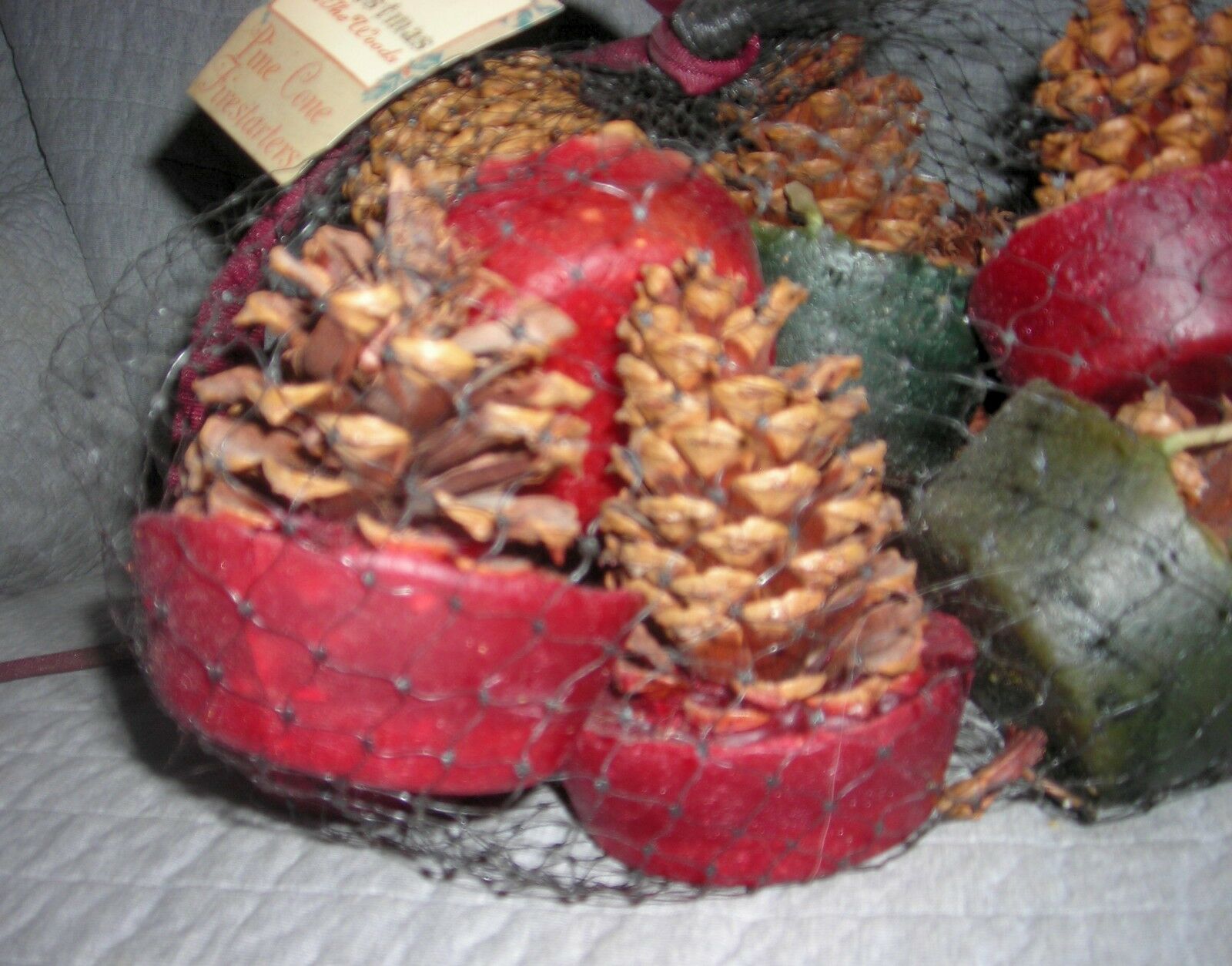 PINE CONE  FIRESTARTERS   by In The Woods   set of 12    BRAND NEW - Fresh Stock Dated February 2026