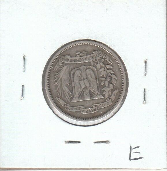 Dominican Republic 25 Centavos 1939 VF Very Fine - Fresh Stock Dated February 2026