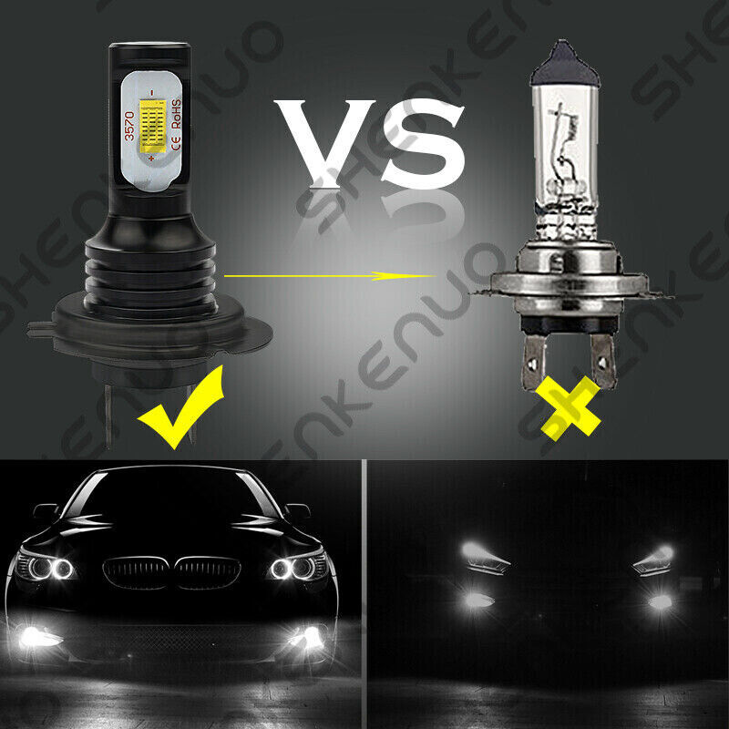 For Suzuki - 4X H9 H7 6000K WHITE Front LED Bulbs Headlight High & low Beam - Fresh Stock Dated February 2026