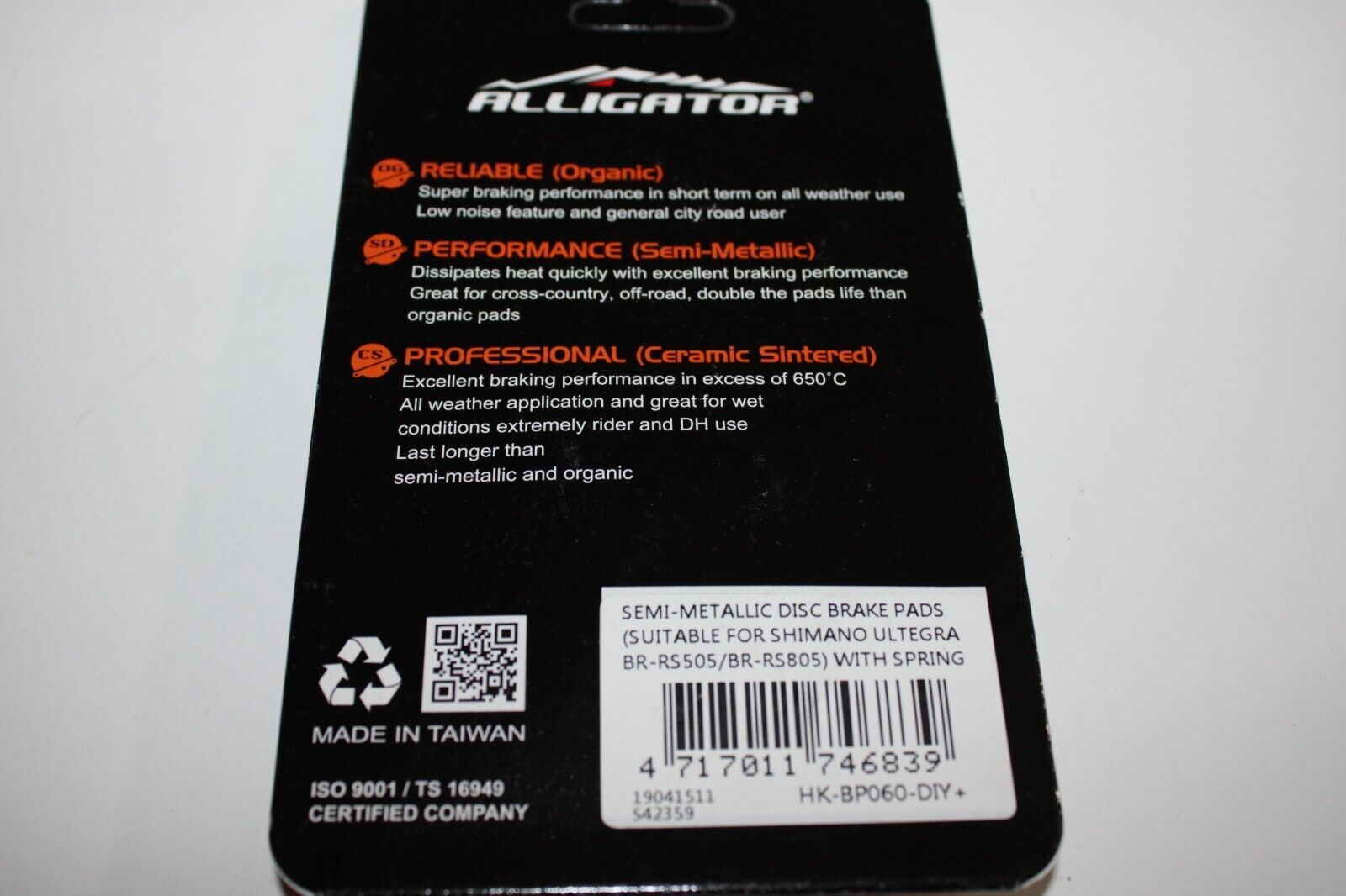 Semi-Metallic Bicycle Disc Brake Pads Ultegra BR-RS505/BR-RS805 Free US Shipping - Fresh Stock Dated February 2026