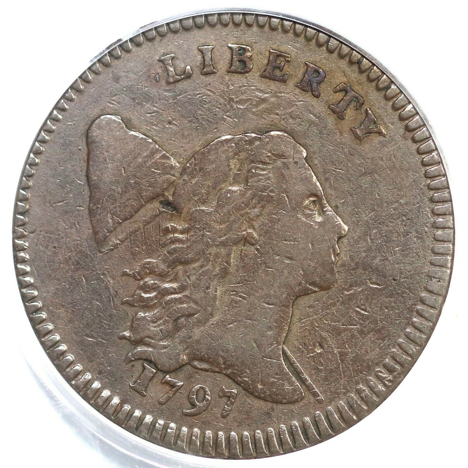 1797 C-3b R-4 PCGS VF 20 Lettered Edge Liberty Cap Half Cent Coin 1/2c - Fresh Stock Dated December 2025