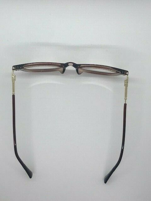 Women's Costume Dress Up Cute Fashion Round Design Glasses, Brown/Gold Frame - Fresh Stock Dated February 2026