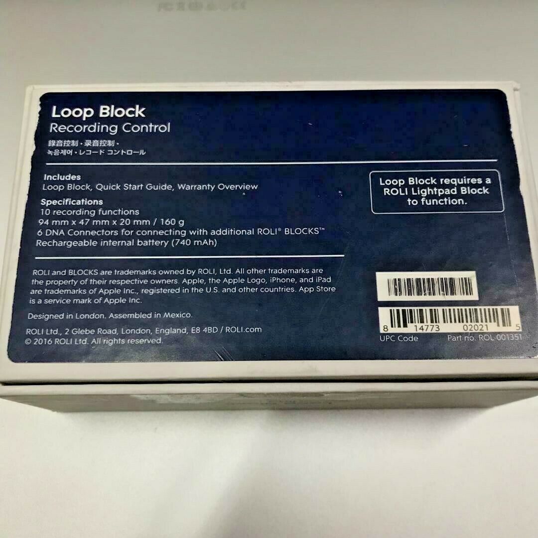 ROLI Live Block  Performance controller for blocks - Fresh Stock Dated February 2026