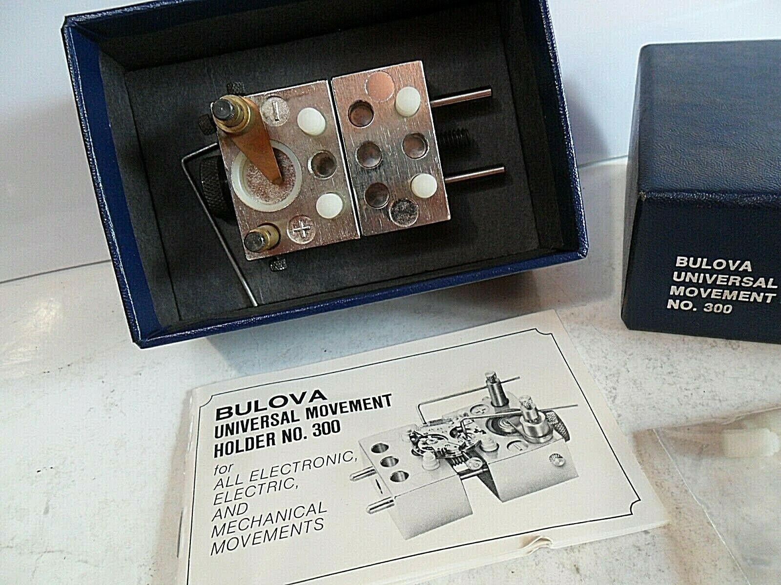 LN Vintage Bulova Watch Movement Holder No. 300 Watchmaker Tool w/ Box - Fresh Stock Dated February 2026