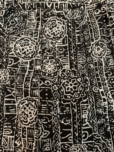 Vintage 90s Nike Tennis Skirt Nylon Pleated Black White Geometric Print NEW M - Fresh Stock Dated February 2026