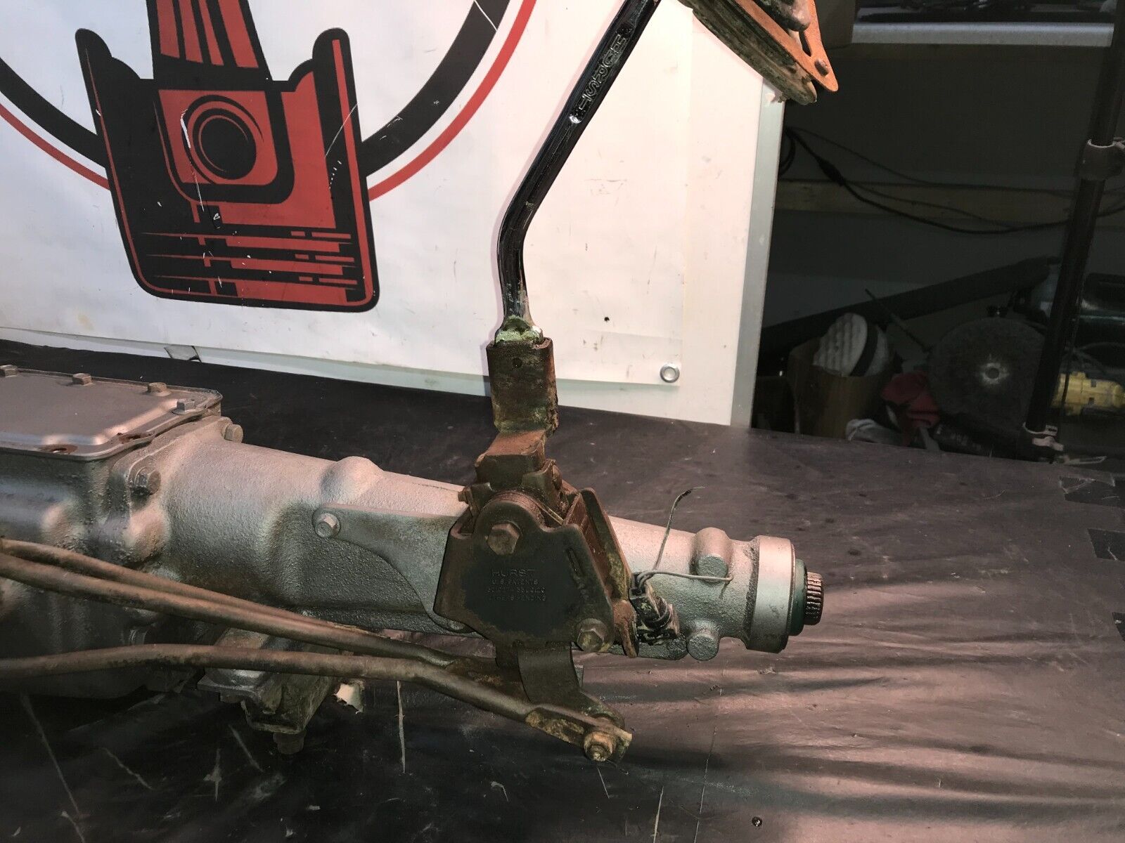 1971-73 Torino Top Loader 4-Speed transmission w Original hurst Shifter - Fresh Stock Dated February 2026