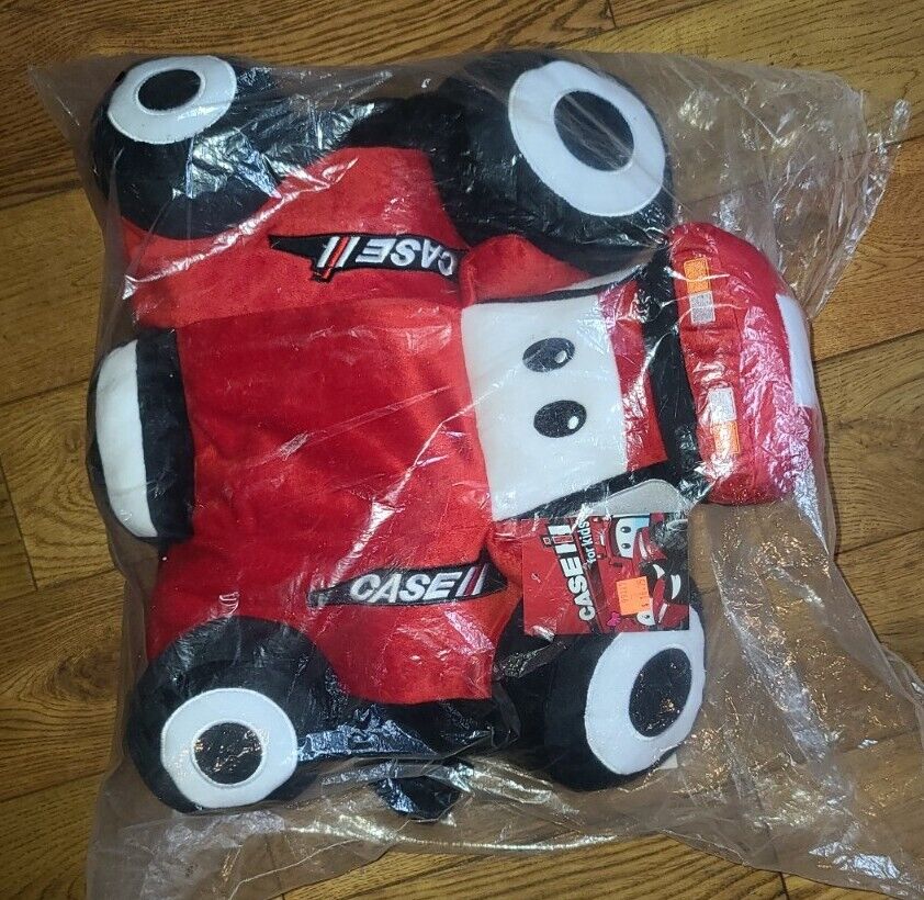New Case IH Tractor Pillow Pet, Red, 17
