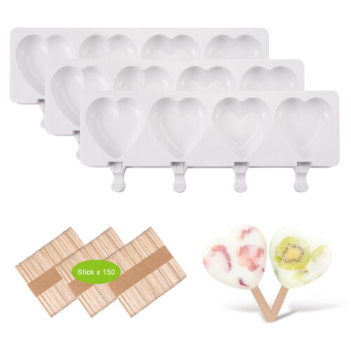Homemade Popsicle Molds Shapes, Silicone Frozen Ice Popsicle Maker-BPA Free NEW - Fresh Stock Dated December 2025