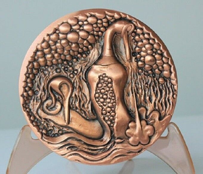 A Pair of China 80mm Medals (Brass and Copper) - City and Bar - Fresh Stock Dated February 2026