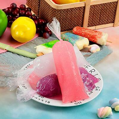 Ice Popsicle Bags Disposable Ice Pop Mold Bags Plastic Ice Candy Bags for Mak... - Fresh Stock Dated December 2025