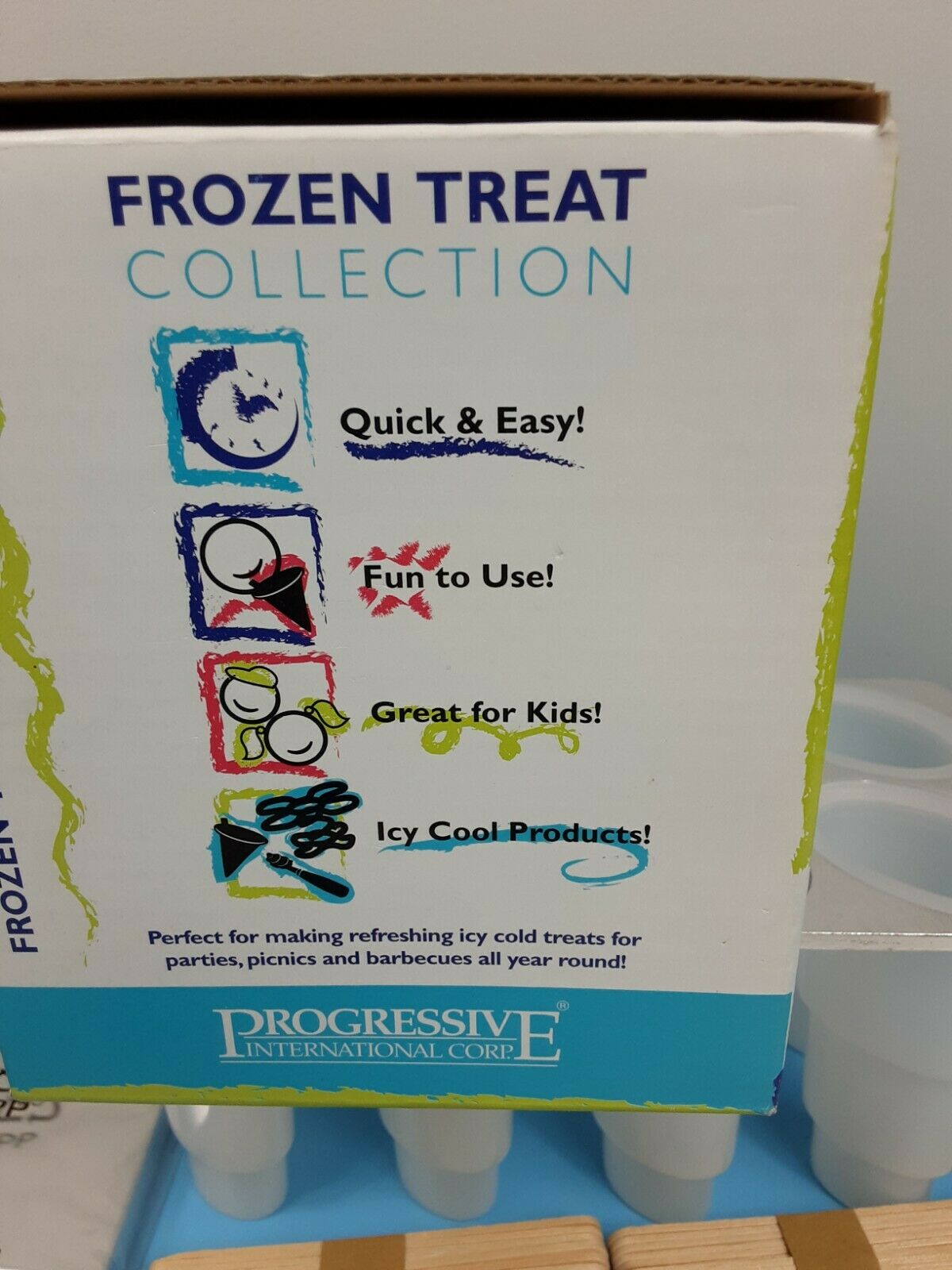 Progressive Freezer Pop Castle Treat Maker Model PLP-3 Makes 8 Castle Pops NEW - Fresh Stock Dated February 2026