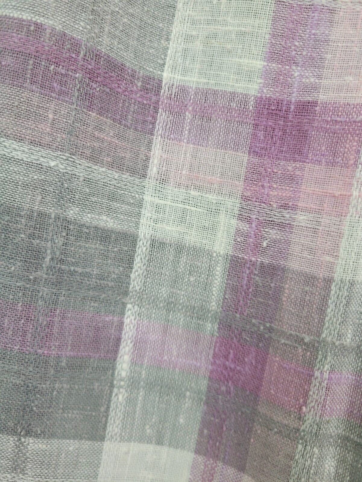 Vintage Purple/Grey/White Plaid Skirt - Fresh Stock Dated March 2026
