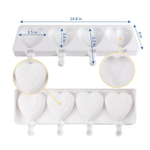 Homemade Popsicle Molds Shapes, Silicone Frozen Ice Popsicle Maker-BPA Free NEW - Fresh Stock Dated December 2025