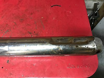 Yamaha RD125 Exhaust Pipe Muffler  RD 125  Right Side 466-14721 - Fresh Stock Dated February 2026