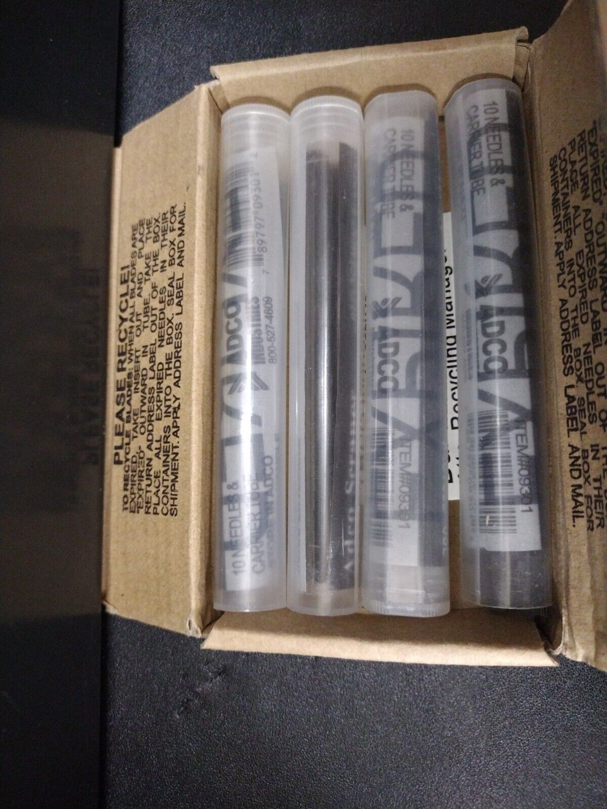 Adco 09302 Scraper Blades 10 Replacement Blades/ 4 Recycle Tubes/ 40 Needles!!! - Fresh Stock Dated February 2026