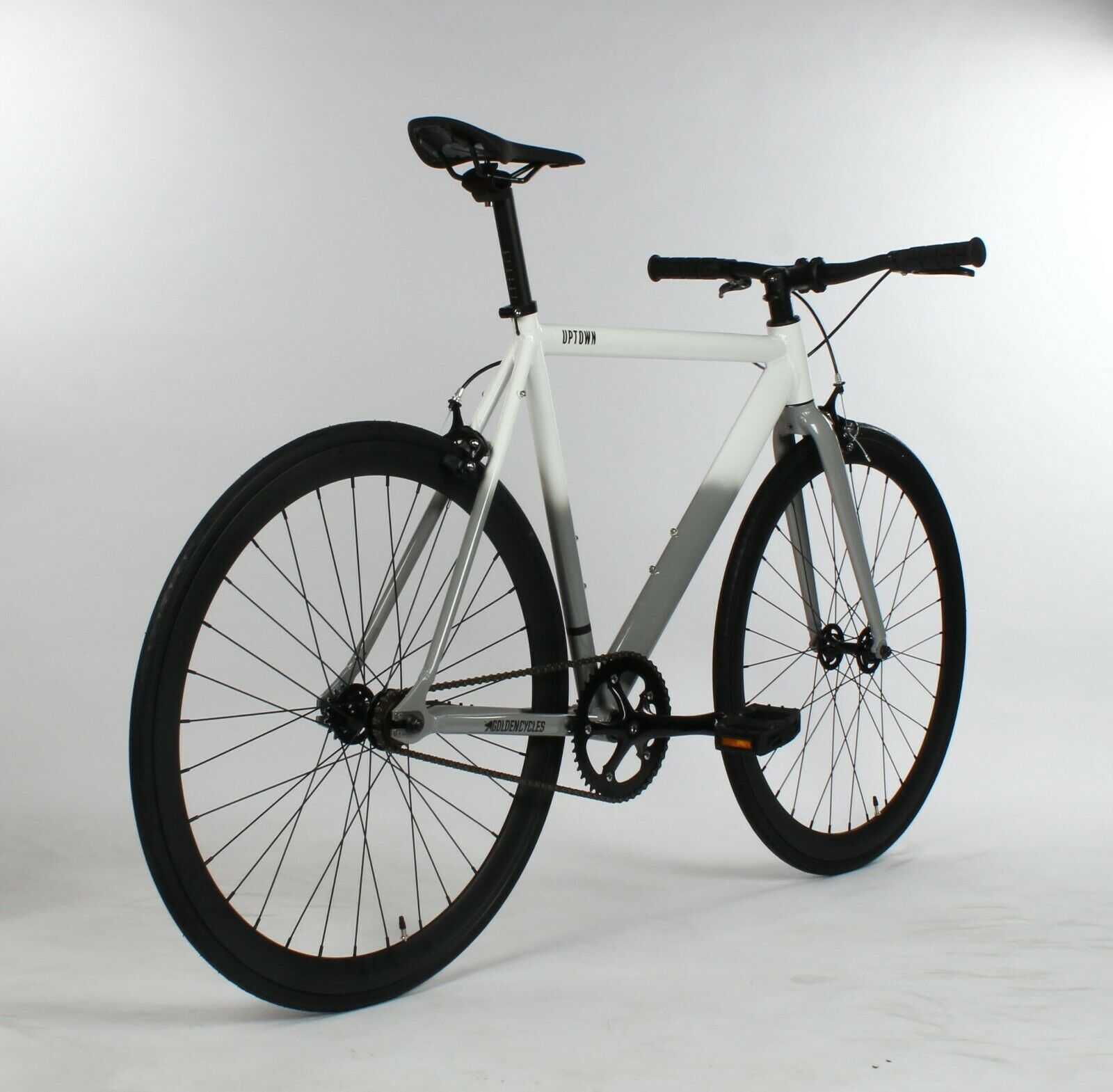 Golden Cycles Uptown Alloy Track Fixie Bike Grey White 55 cm 2021 - Fresh Stock Dated February 2026