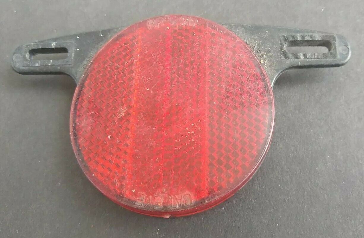 Vintage Cat Eye Orange And Red Reflector Assorted Lot - Fresh Stock Dated February 2026