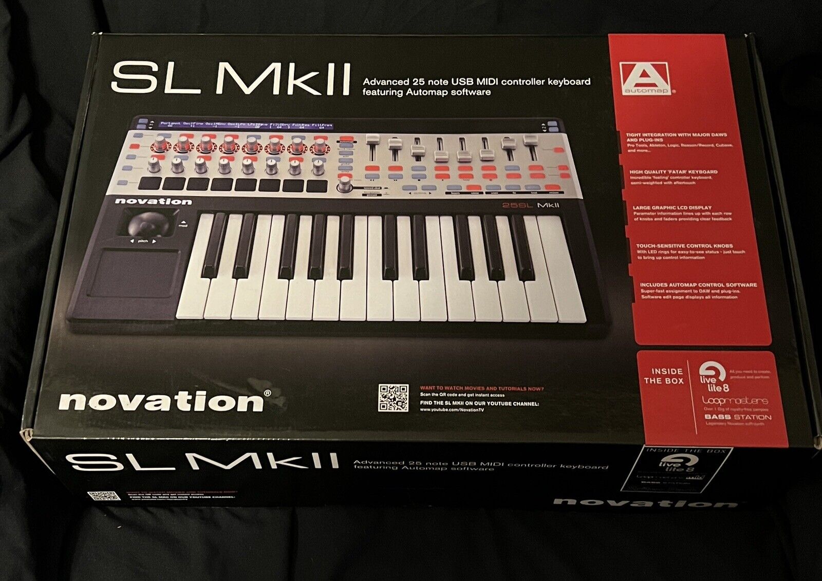 Novation Remote 25 SL MkII MIDI Keyboard Controller - Fresh Stock Dated February 2026