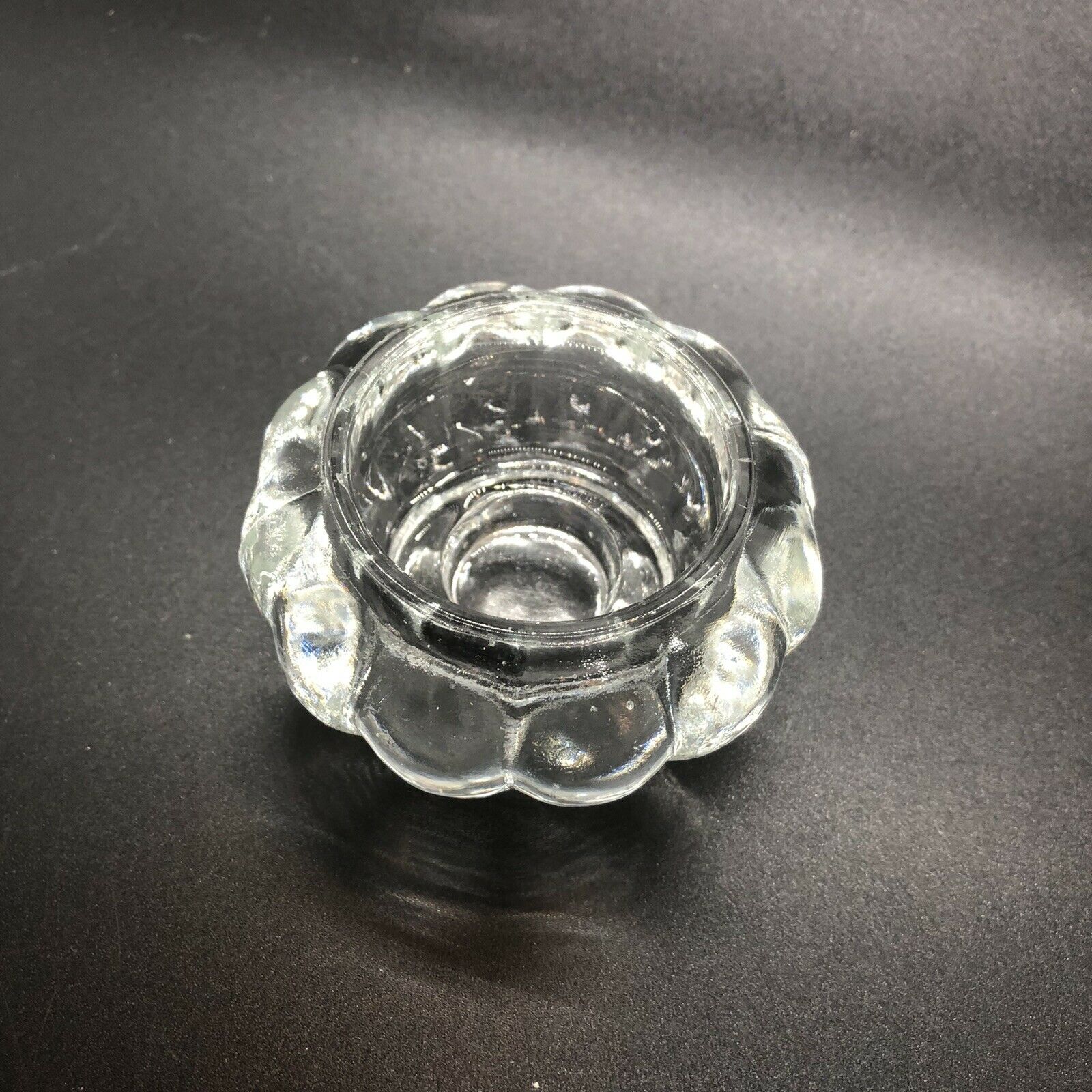 12 Chunky Glass Votive Candle Holders Tealight Votive Cup 2 3/4 x 2 3/4 x 1 1/2” - Fresh Stock Dated February 2026