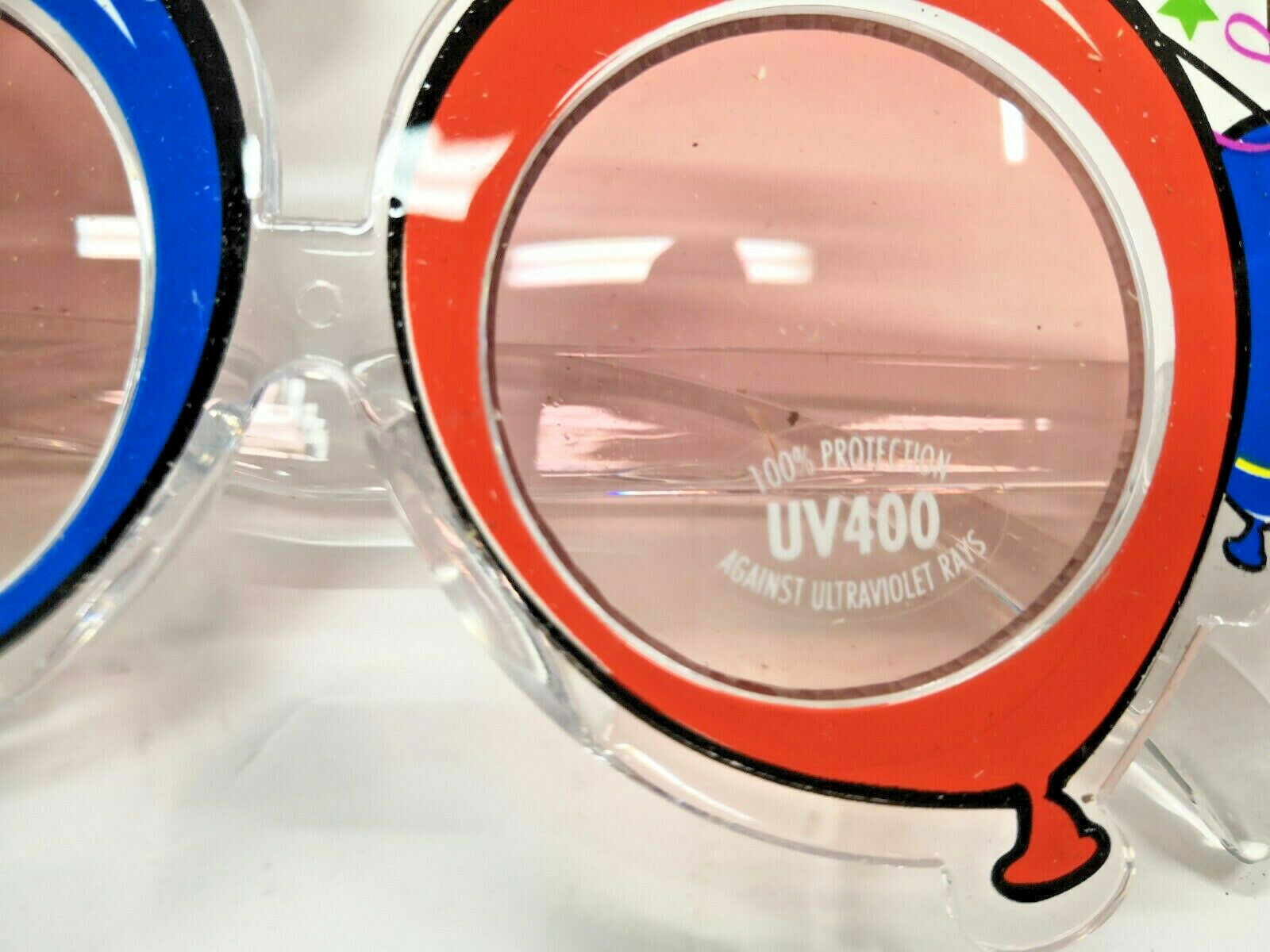 Forum Novelties Adult Clear Happy Birthday Glasses Sunglasses Silly Goofy Kid - Fresh Stock Dated December 2025